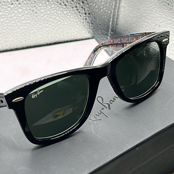 Ray-Ban Accessories - Ray Ban RB2140 WAYFARER VTG Special Series #5 Handmade in Italy 1088 50 22